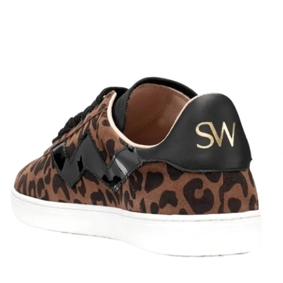 Stuart Weitzman Like New Daryl Sneaker in Leopard Print Size 6.6 - Picture 6 of 8